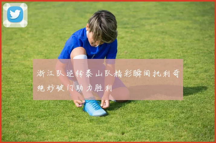 浙江队逆转泰山队精彩瞬间托利奇绝妙破门助力胜利